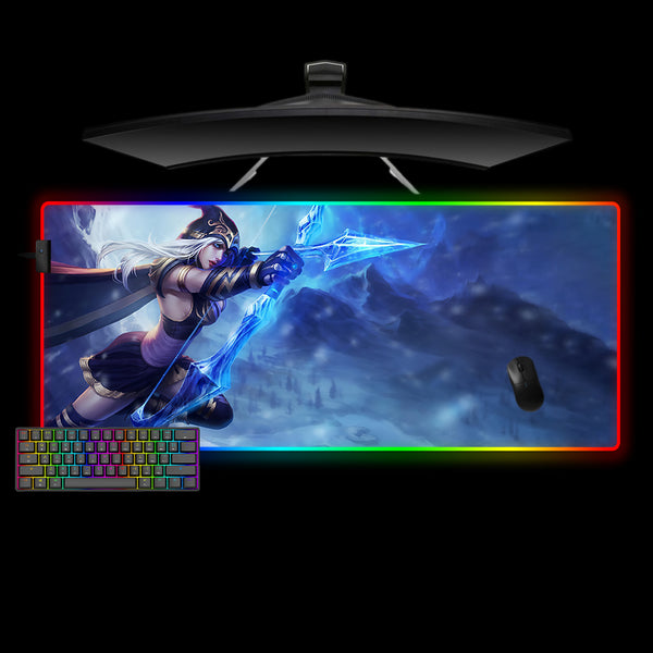 Ashe Design XXL Size RGB Light Gaming Mouse Pad