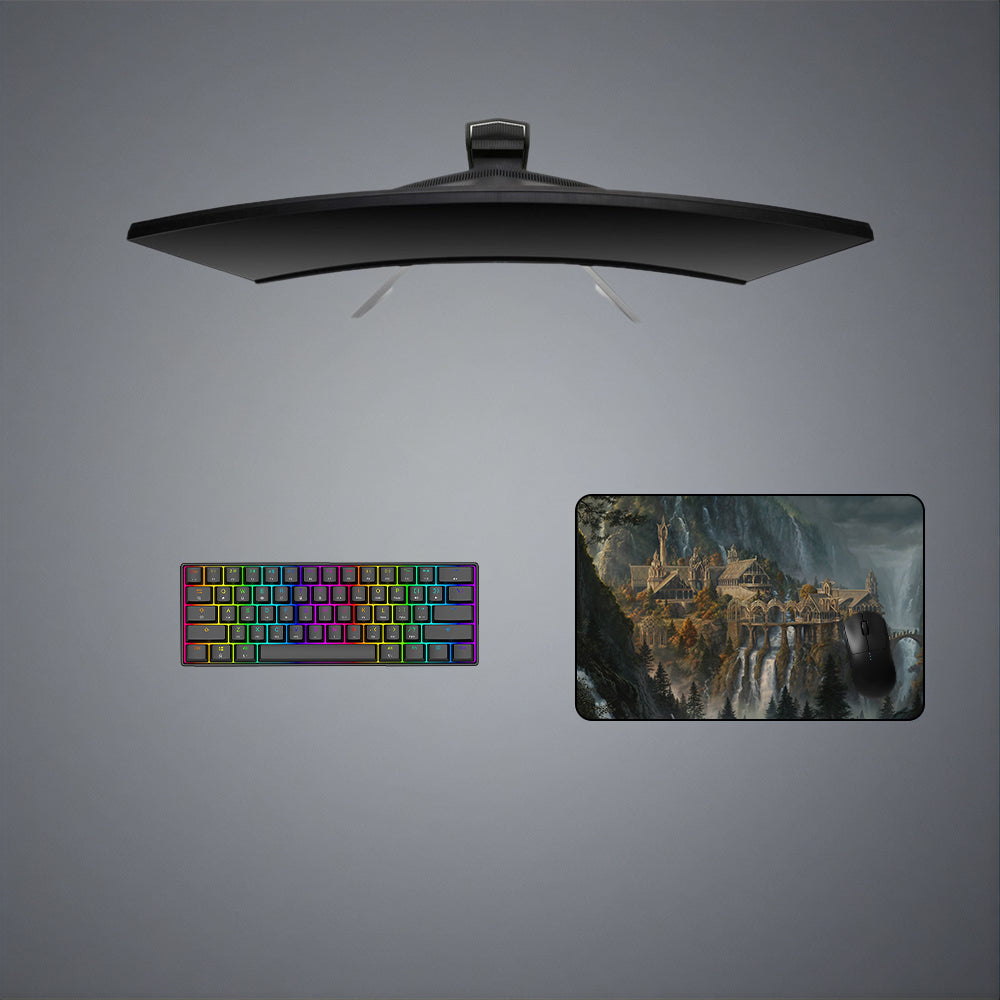 Erik Official Lord Of The Rings XXL Mouse Mat - Desk Pad - 31.5" X 13.78" Non-Slip Rubber Base Mouse Pad, Gaming Mouse Pad, Keyboard Mouse Mat - Lord Of The Rings