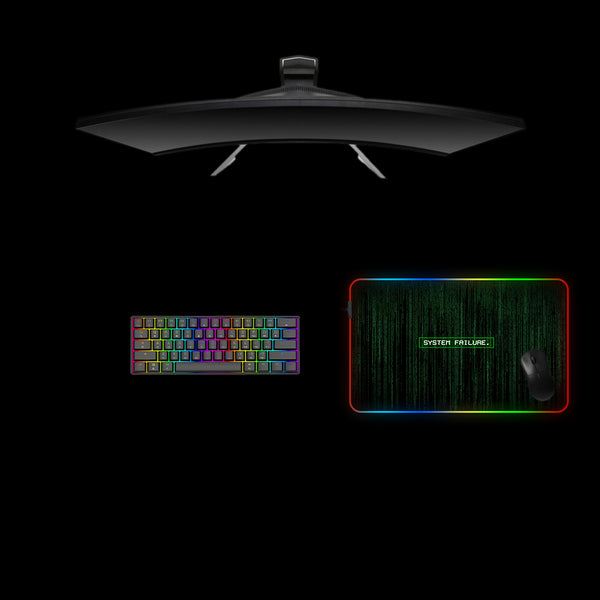 Matrix System Failure Design M Size RGB Mousepads
