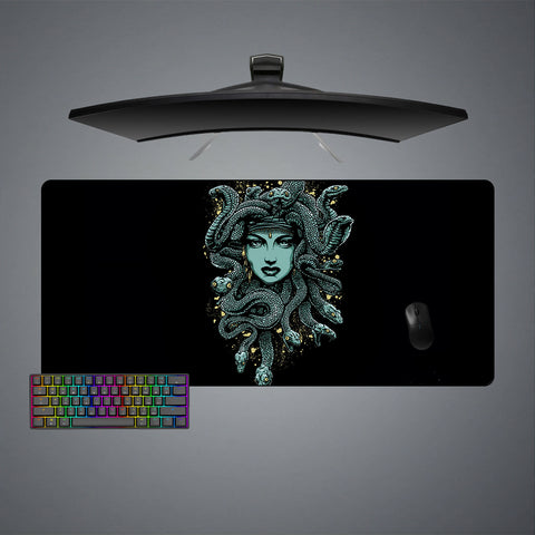 Medusa Design XXL Size Gamer Mouse Pad, Computer Desk Mat