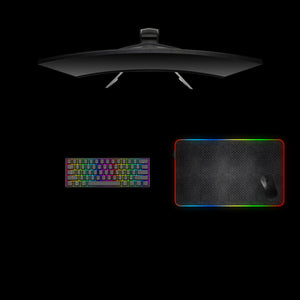 Metal Texture Design M-XXL Size RGB Lit Gaming Mouse Pad