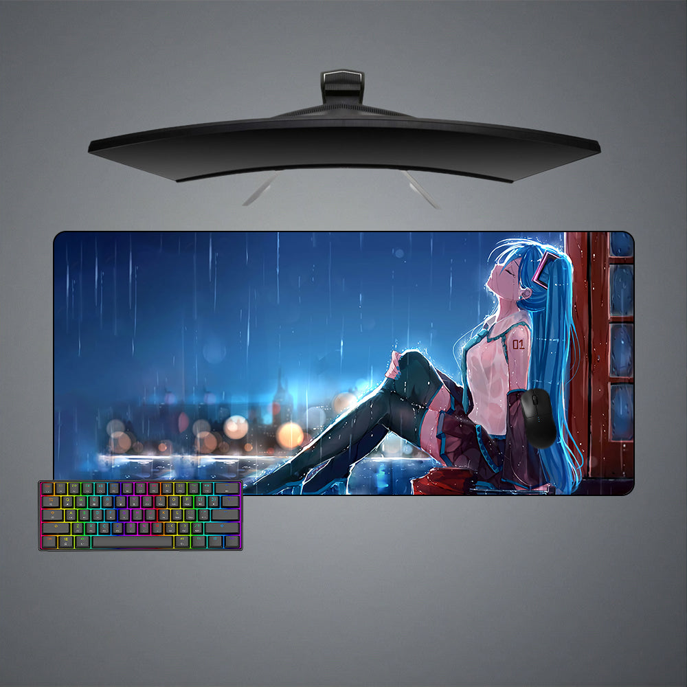 Miku Rain Design XXL Size Gaming Mouse Pad