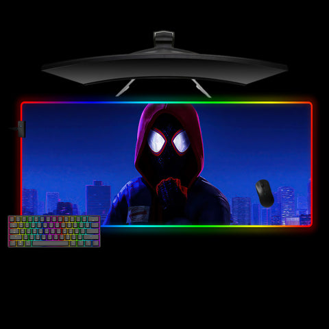 Miles Morales Design XL Size RGB Lighting Gaming Mouse Pad