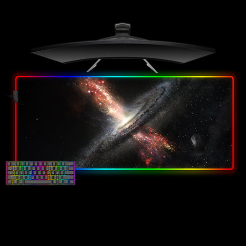 Milky Way Space Design XXL Size RGB Light Gaming Mouse Pad