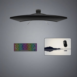 Minimalist Lake Design Medium Size Gaming Mouse Pad