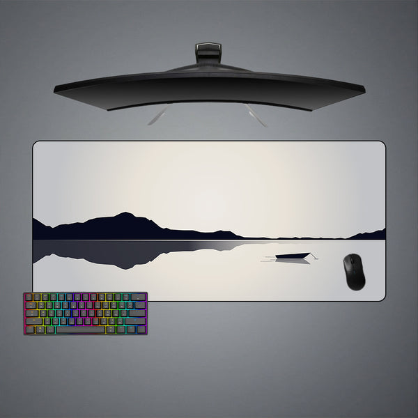 Minimalist Lake Design XXL Size Gaming Mouse Pad