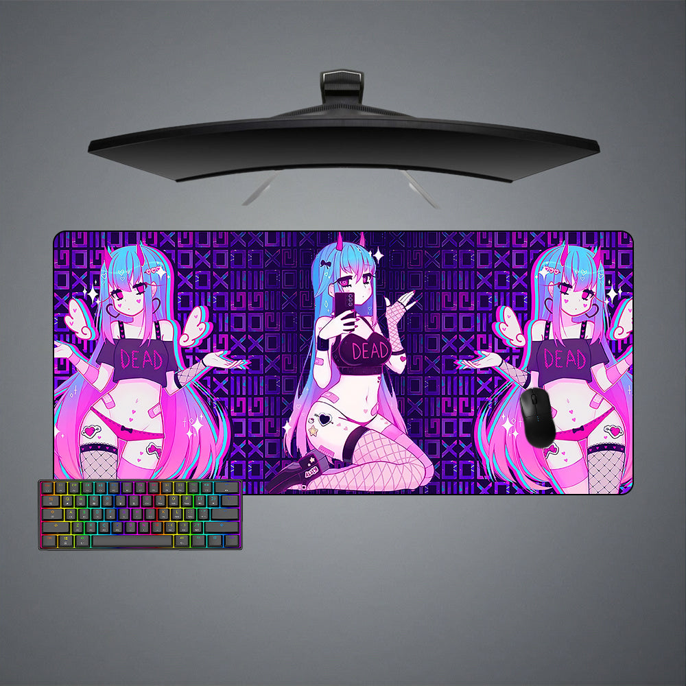 Moneko Anime Girl Design M-XXL Size Gamer Mouse Pad