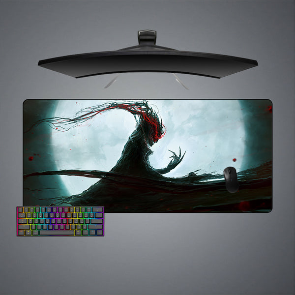 Moon Demon Design XXL Size Gamer Mouse Pad, Computer Desk Mat