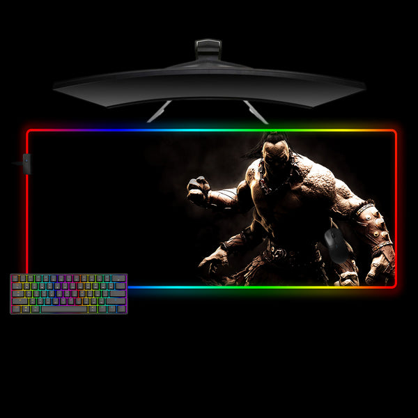 Mortal Kombat Goro Design XXL Size RGB Lit Gamer Mouse Pad