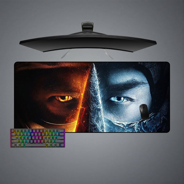 Scorpion & Sub-Zero Design XL Size Gaming Mouse Pad, Computer Desk Mat