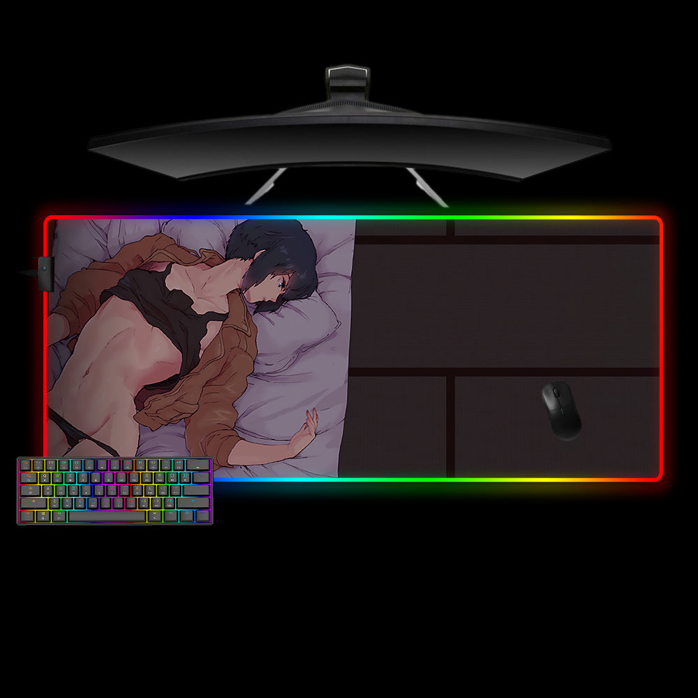 Motoko Kusanagi Design XXL Size RGB Lit Gamer Mouse Pad