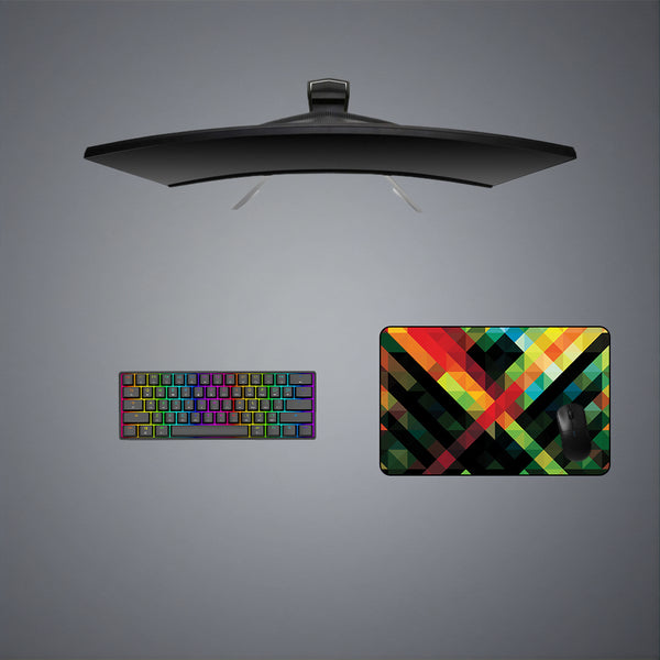 Mozaik Geometry Design Medium Size Gaming Mouse Pad