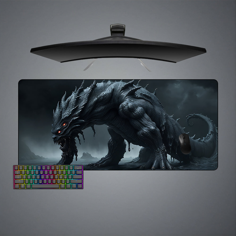 Mud Monster Design Large Size Gamer Mouse Pad