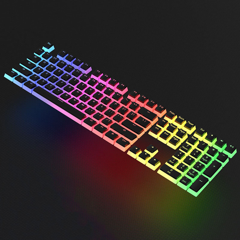 129 Key Multicolor Pudding Mechanical Keyboard Keycaps Set
