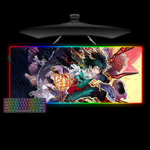 My Hero Academia Action Design XL Size RGB Gaming Mousepad