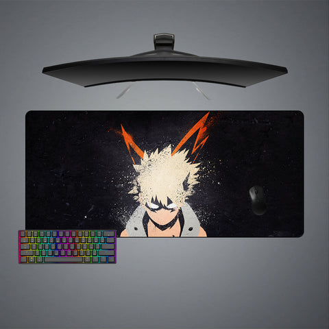 Katsuki Bakugo Paint Design XXL Size Gaming Mouse Pad