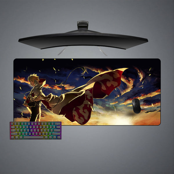 Naruto Alone Design Large Size Gaming Mouse Pad, Computer Desk Mat