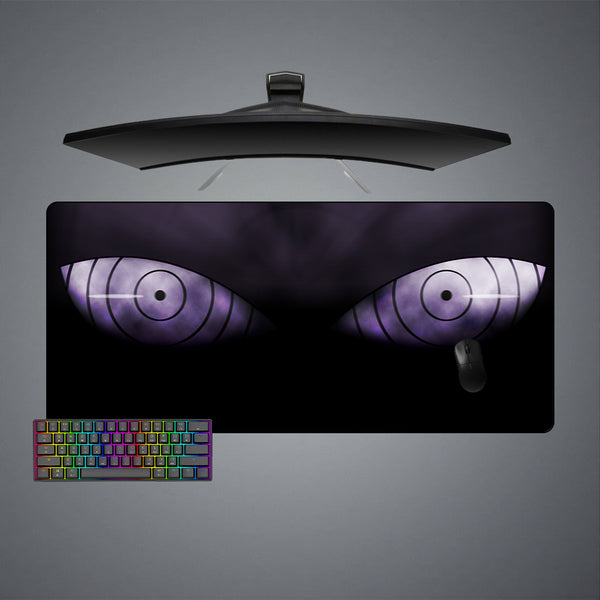 Naruto Rinnegan Anger Design XL Size Gaming Mouse Pad, Computer Desk Mat