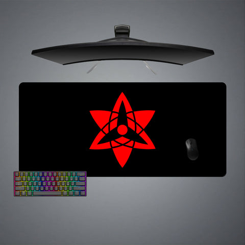 Naruto Sharingen Symbol Design XL Size Gaming Mouse Pad