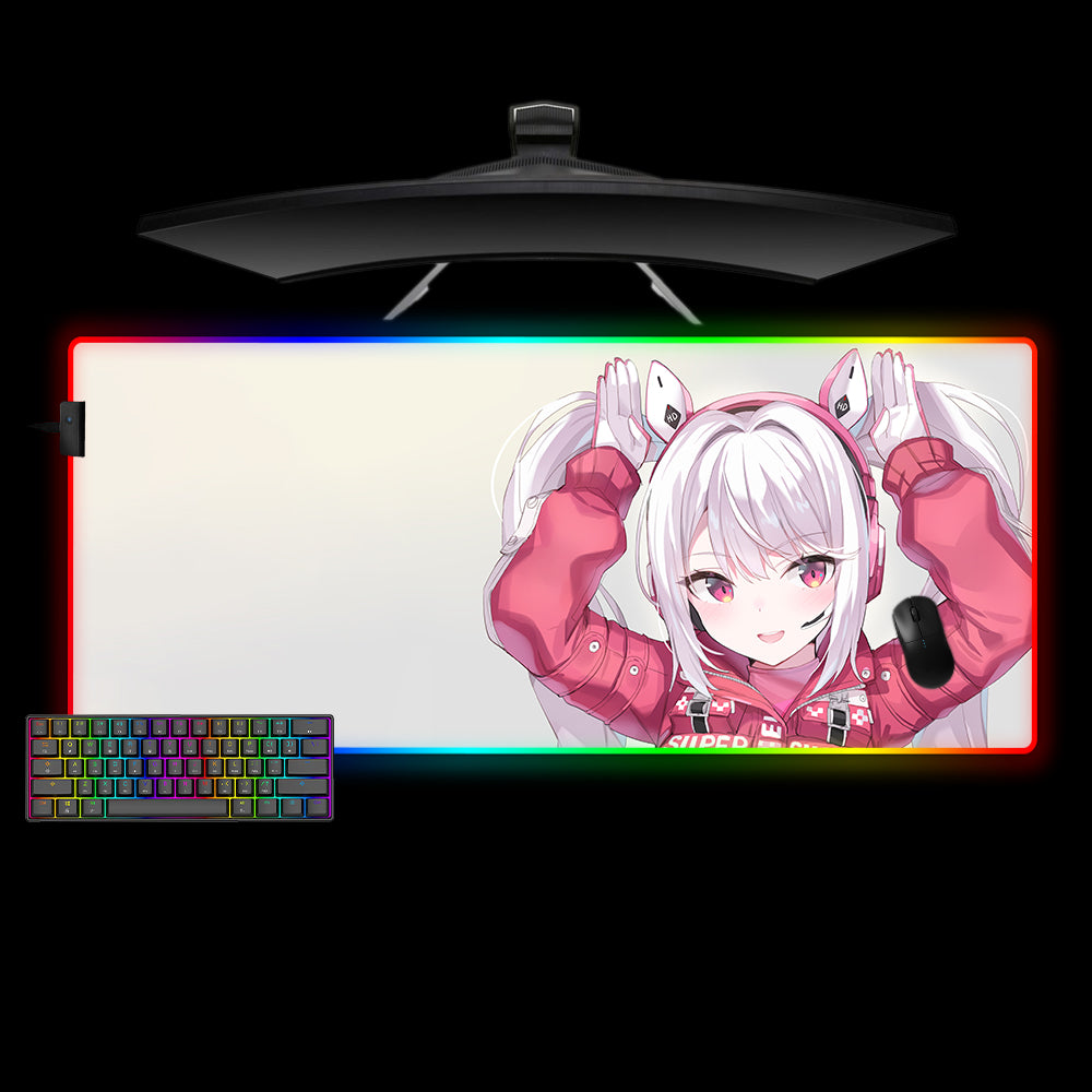 Nikke Alice Design XL Size RGB Light Gamer Mouse Pad