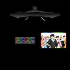 Noragami Characters Design Medium Size RGB Light Gaming Mouse Pad