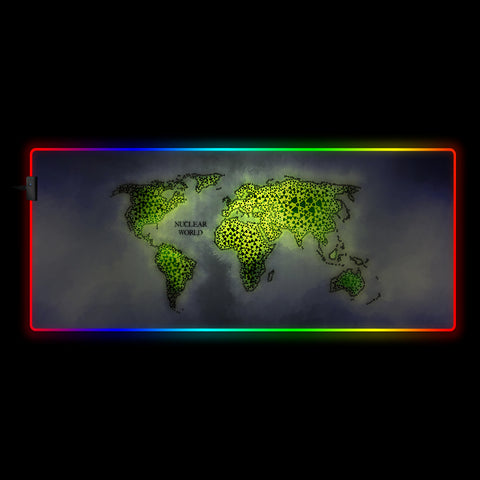 Nuclear World Design RGB Mouse Pad