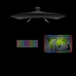 Nuclear World Design Medium Size RGB Lit Gaming Mouse Pad