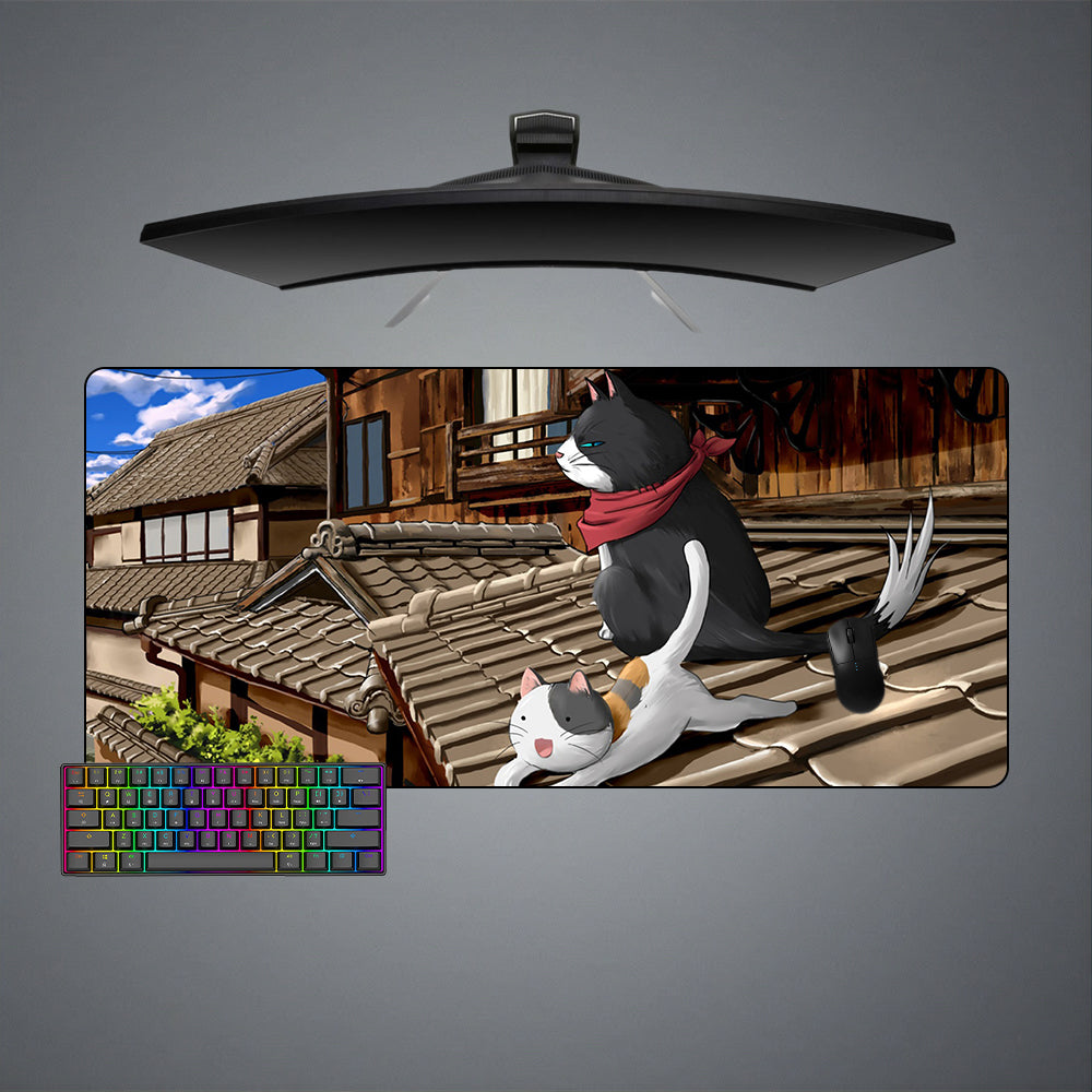 Nyan Koi Cats Design XXL Size Gaming Mouse Pad