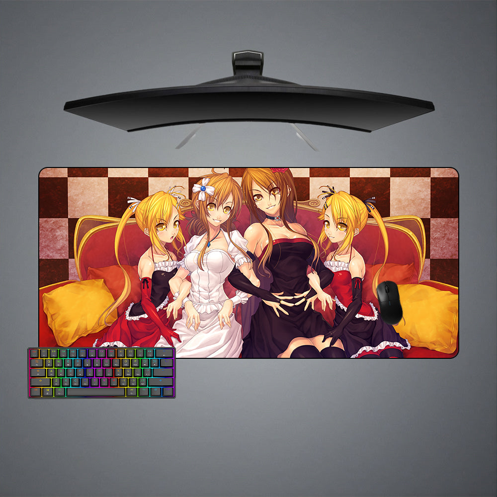 Nyan Koi Girls Design XL Size Gamer Mouse Pad