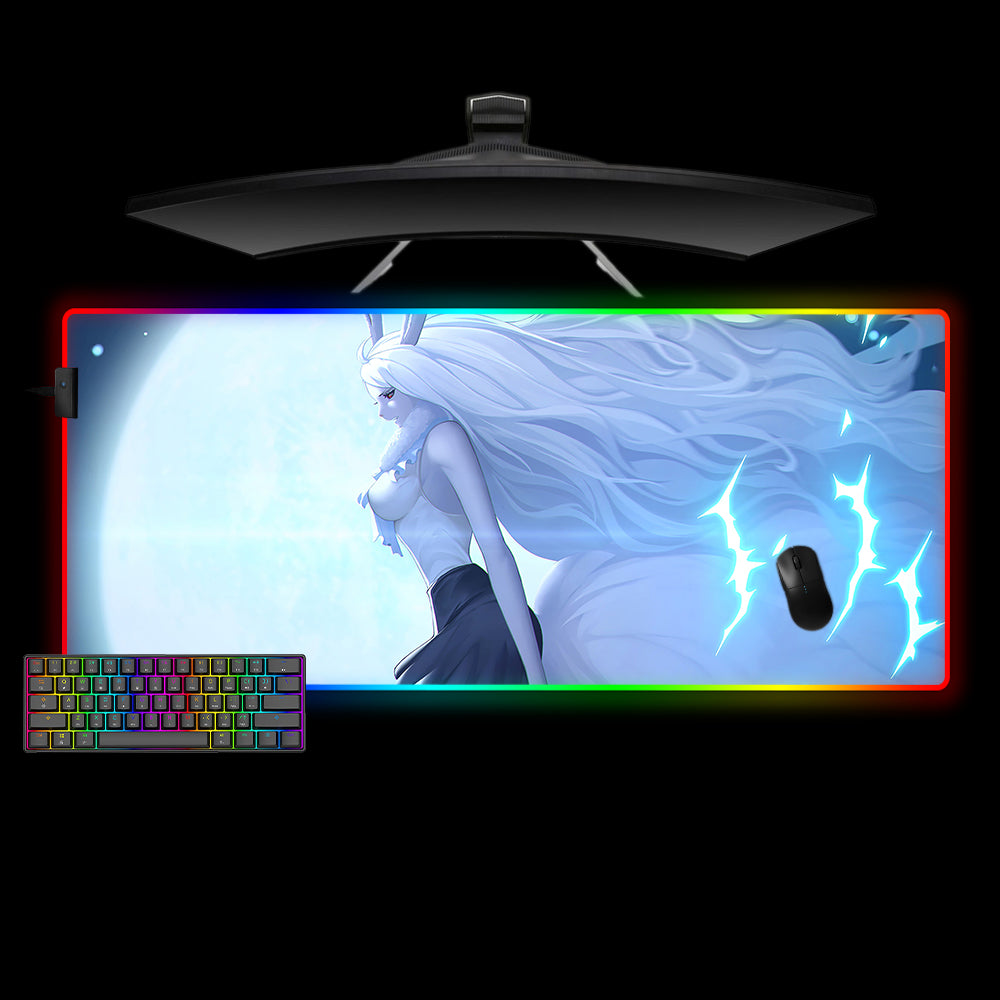 One Piece Carrot Moon Design XL Size RGB Light Gaming Mousepad