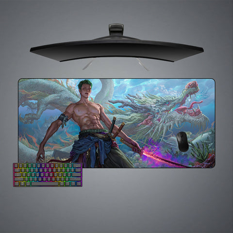 One Piece Roronoa Zoro Dragon Design XXL Size Gaming Mouse Pad