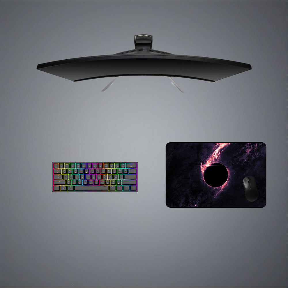 Otherworldly Eclipse Design Medium Size Gamer Mouse Pad, Computer Desk Mat