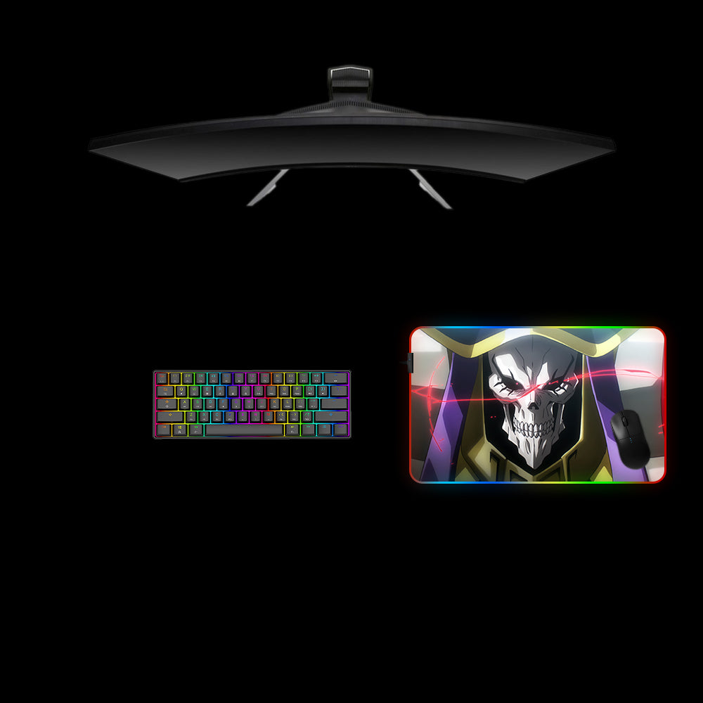 Overlord Ainz Ooal Gown Design M-XXL Size RGB Lit Mousepad