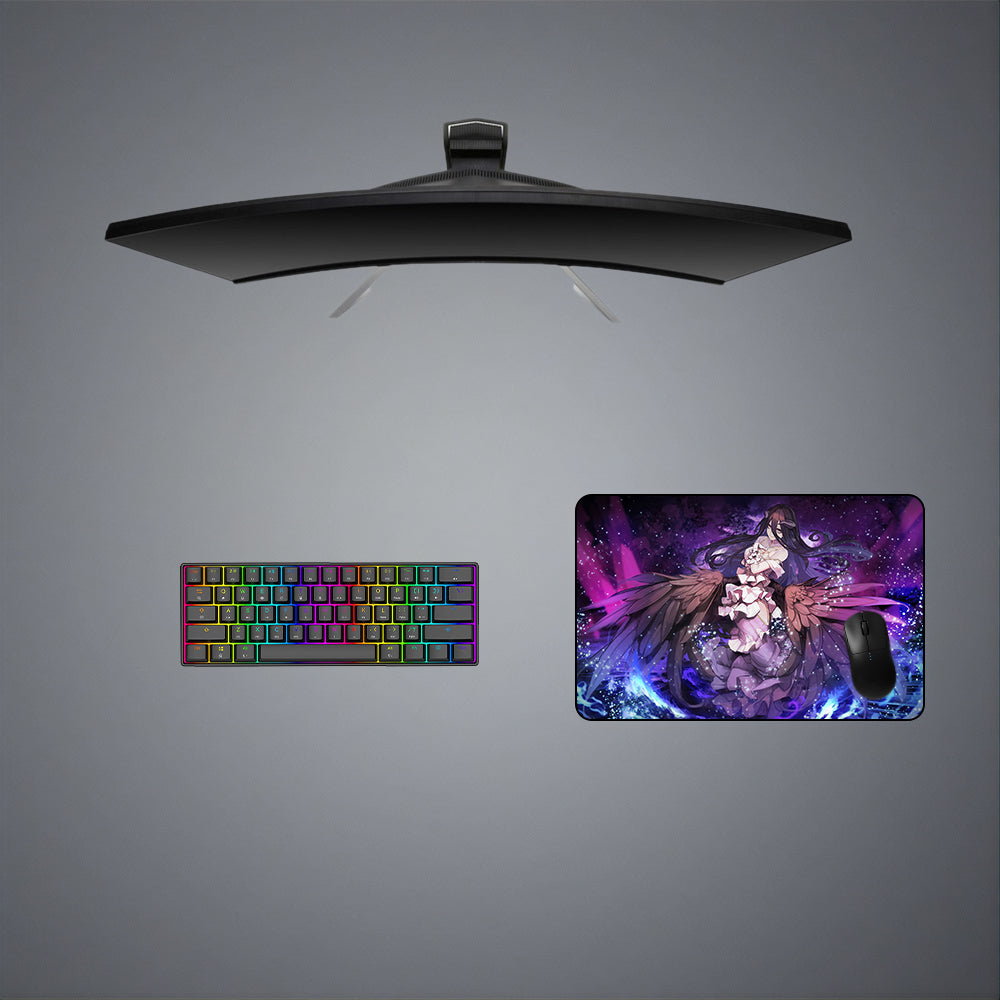 Overlord Albedo Wings Design Medium Size Gaming Mouse Pad, Computer Desk Mat