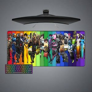 Overwatch Characters Design Extra Large Size Gaming Mouse Pad, Computer Desk Mat