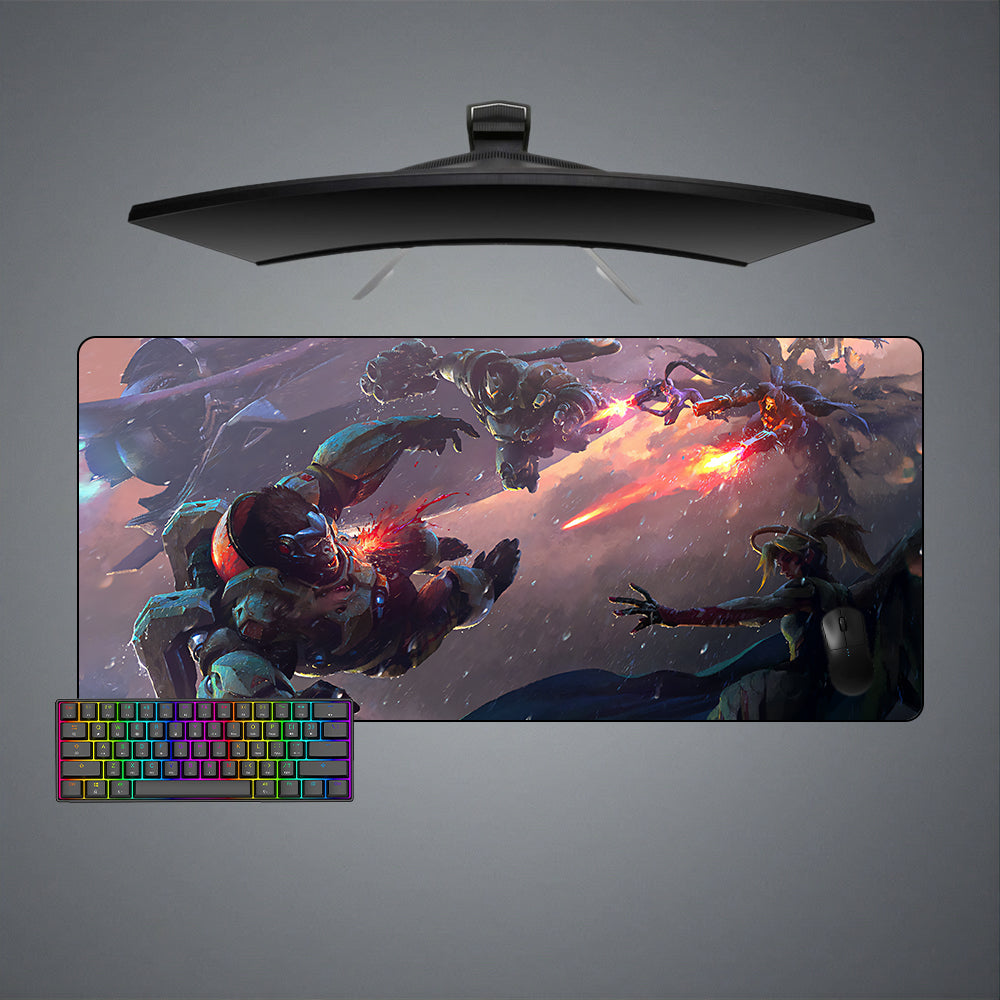 Overwatch Fall Design Extra Large Size Gaming Mouse Pad, Computer Desk Mat