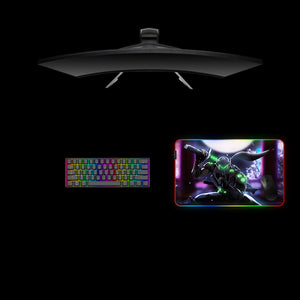 Overwatch Genji Design Medium Size RGB Backlit Gaming Mouse Pad, Computer Desk Mat