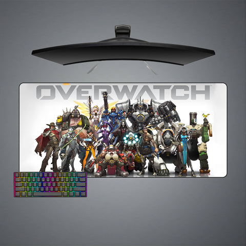 Overwatch Heroes Design XXL Size Gaming Mouse Pad, Computer Desk Mat