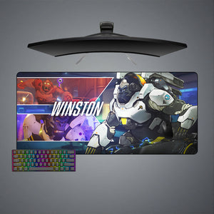 Overwatch Winston Design XXL Size Gamer Mouse Pad