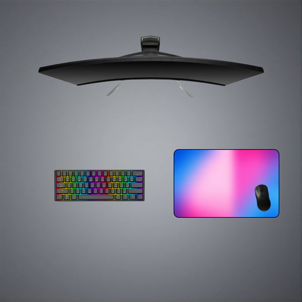 Pink & Blue Gradient Design Medium Size Gaming Mousepad