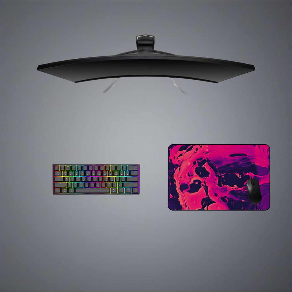 Pink Flow Design Medium Size Gamer Mouse Pad