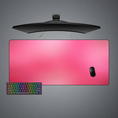 Pink Gradient Color Design XL Size Gaming Mouse Pad, Computer Desk Mat