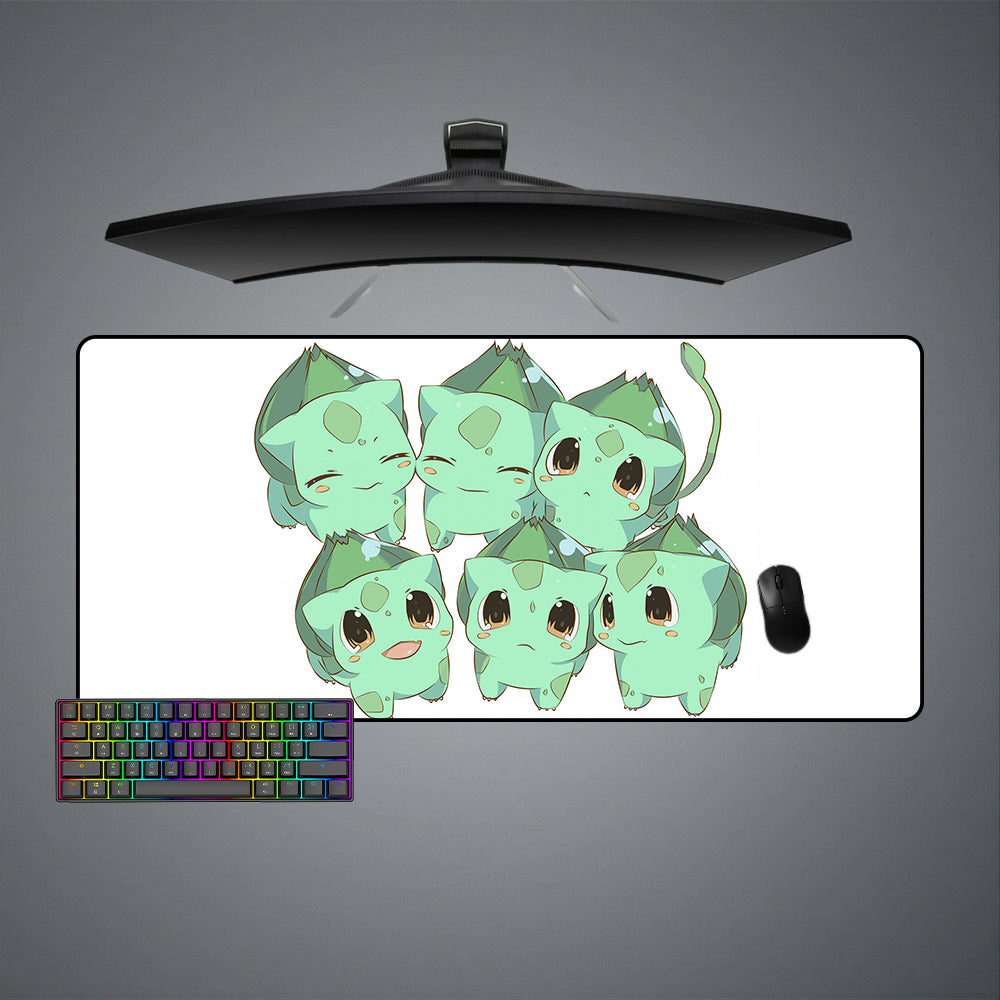 Pokemon Cute Balbasaurs Design XL Size Gaming Mouse Pad