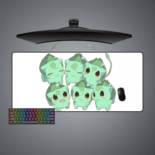 Pokemon Cute Balbasaurs Design XL Size Gaming Mouse Pad