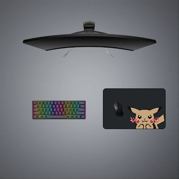 Pixel Pikachu Design Medium Size Gaming Mouse Pad