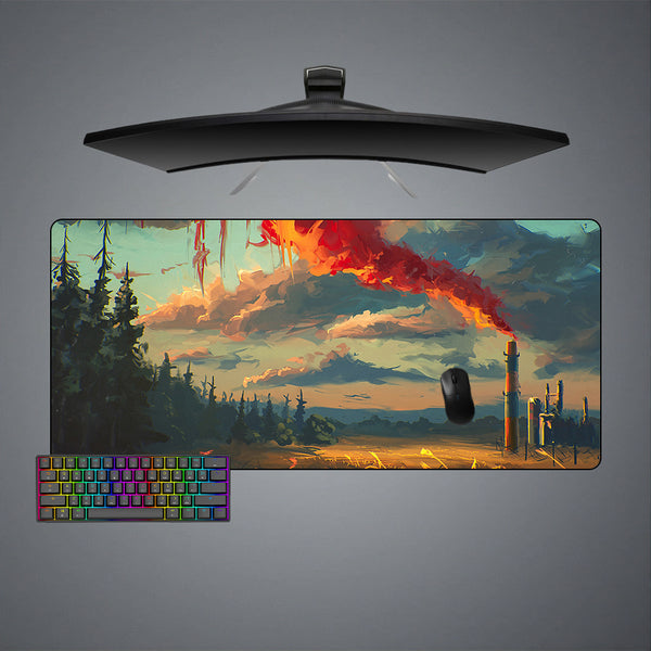 Pollution Painting Design XXL Size Gaming Mouse Pad
