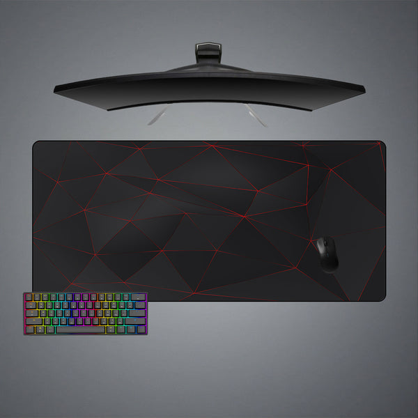 Poly Glow Design XXL Size Gaming Mouse Pad