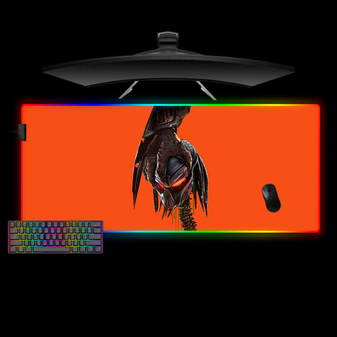 Predator Friendly Fire Design XXL Size RGB Lit Gaming Mouse Pad