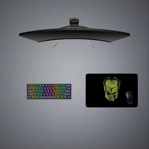 Predator Green Mask Design Medium Size Gaming Mouse Pad