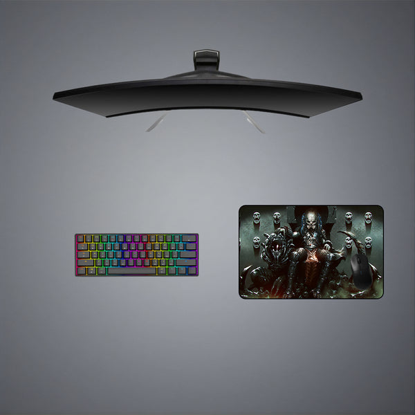 Predator Throne Design Medium Size Gamer Mouse Pad